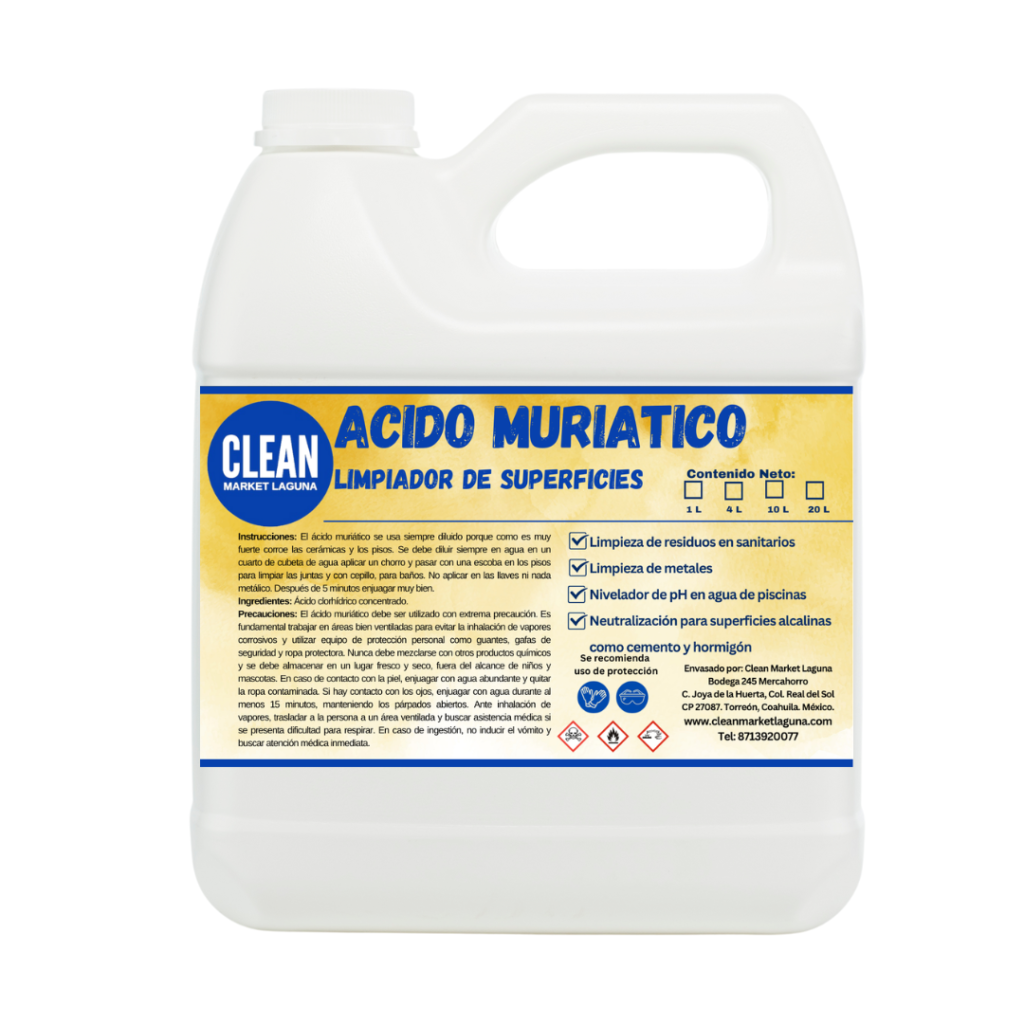 ACIDO MURIATICO – CLEAN MARKET LAGUNA