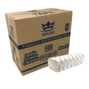 TOALLA INTERDOBLADA ROYAL BLUE