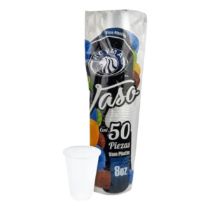 VASO PLASTICO 8 oz