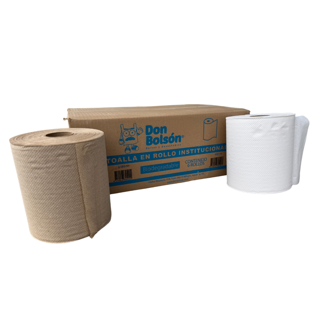 TOALLA EN ROLLO DON BOLSON 130 M C/6 ROLLOS