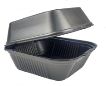 CONTENEDOR TERMICO HAMBURGUESA NEGRO