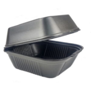 CONTENEDOR TERMICO HAMBURGUESA NEGRO